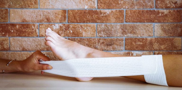 strap bande bandage pied