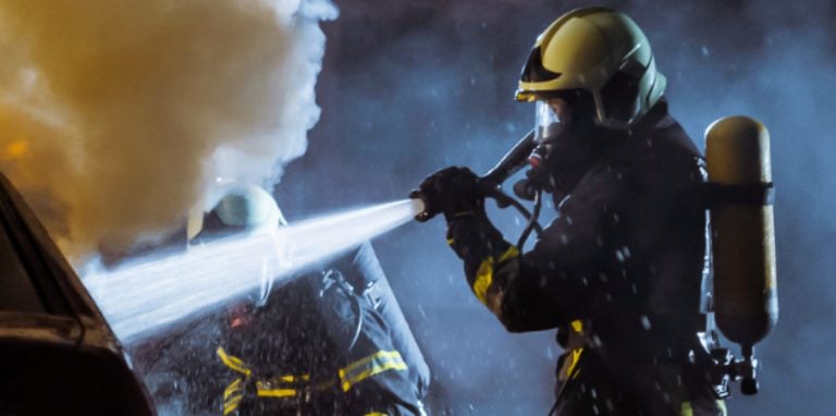 utiliser extincteur pompiers civil