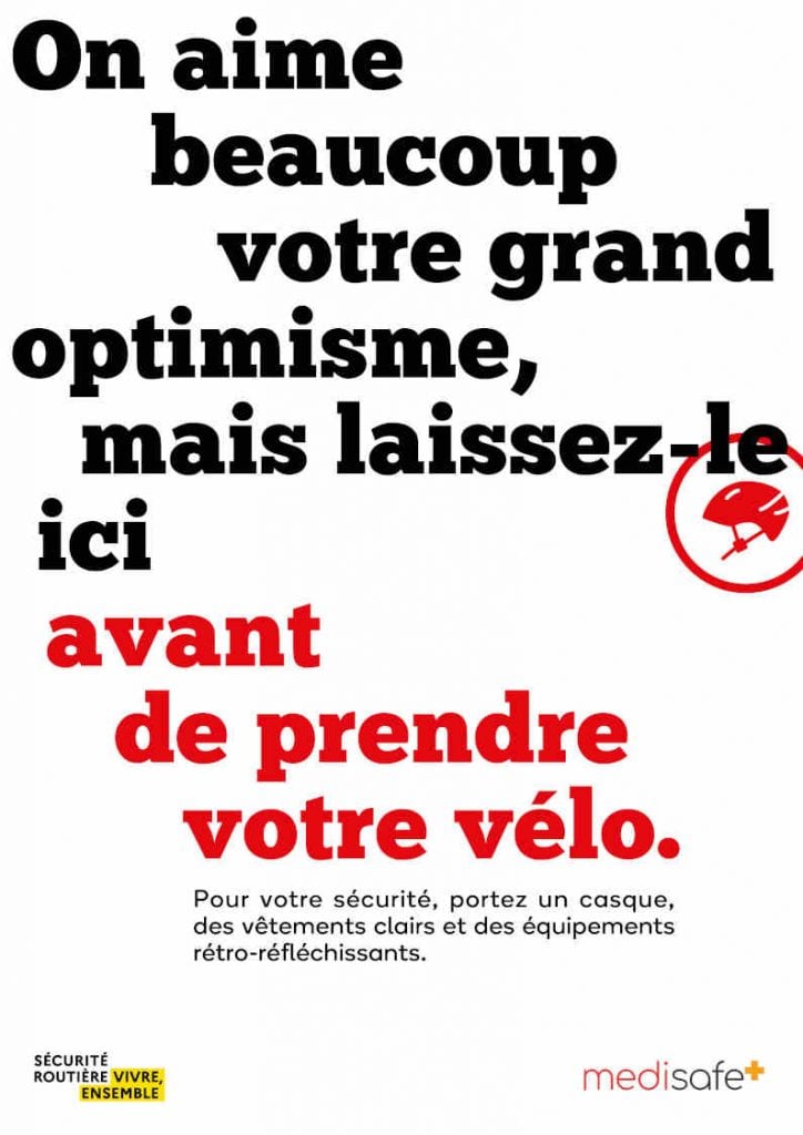 affiche sécurité routière au travail
