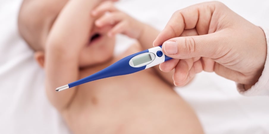 Comment prendre la température d’un bébé ?