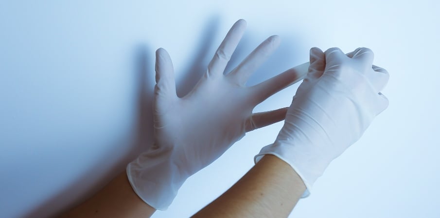 Utilisation et entretien des gants en latex