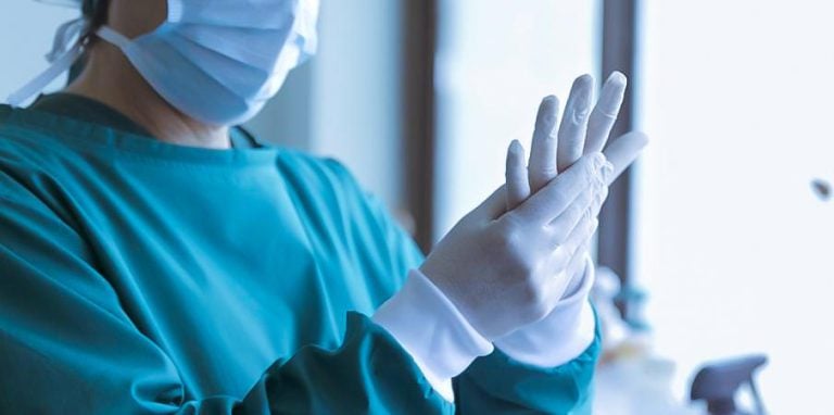 gant nitrile pour hôpitaux