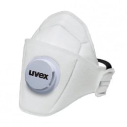 Masque respiratoire pliable FFP3 avec soupape Uvex par 15