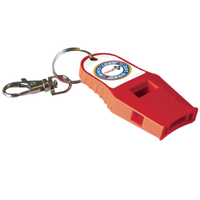 Sifflet d'urgence personnalisé - whistle for life