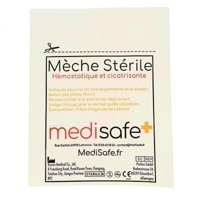 Mèche hémostatique stérile Medisafe