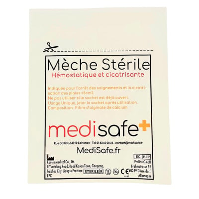 Mèche hémostatique stérile Medisafe