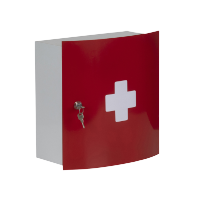 armoire pharmacie rouge Arkena