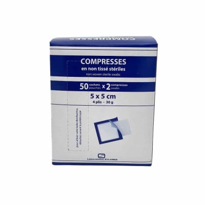 boite de compresses 30 g/m²