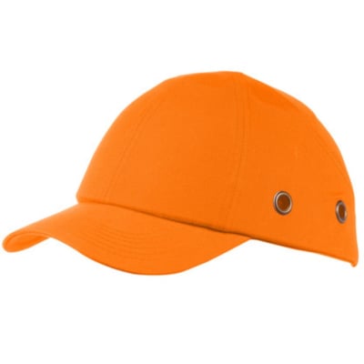casquette anti-heurt haute visibilité orange