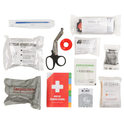 trousse de secours noir forces de l'ordre