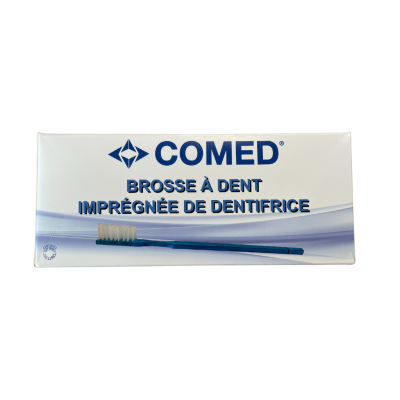 Brosse à dents imprégnée par 100