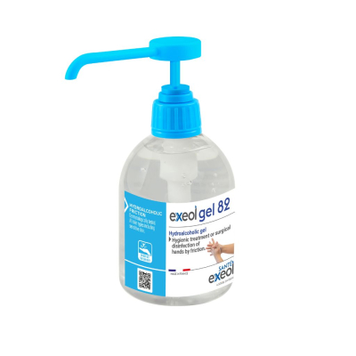 gel hydroalcoolique Exeol gel 82 300 ml
