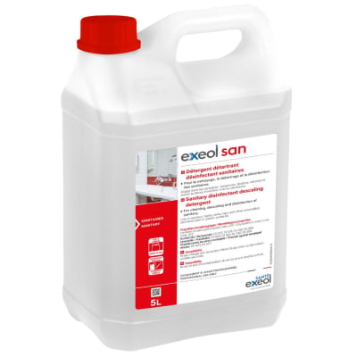 Détergent détartrant désinfectant sanitaire Exeol San
