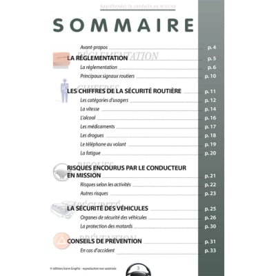 Livre prévention des risques routiers