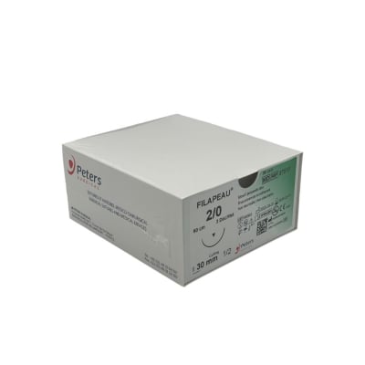Fil de suture Filapeau 3mm aiguille 30mm courbure 1/2