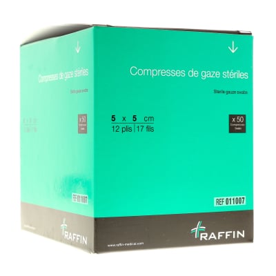 Boite de 50 compresses 20x20cm