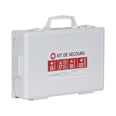 Coffret de secours Technicien / Mécanicien Pro 12-18 personnes blanc