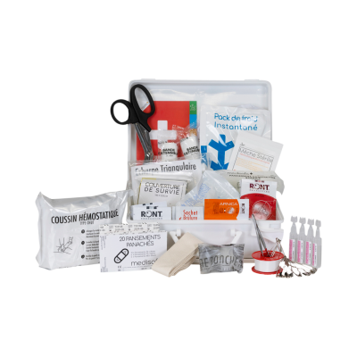 Coffret de secours blanc BTP Pro 4-6 personnes