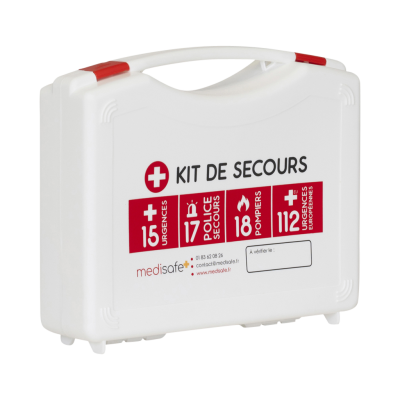 Valise de secours BTP Pro 12-18 personnes blanche