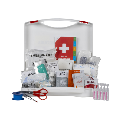 Valise de secours blanche BTP Pro 12-18 personnes