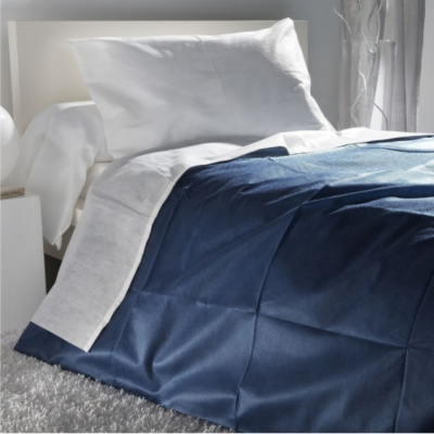 Housse de couette bleu
