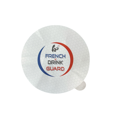 Protection de verre anti-drogue jetable