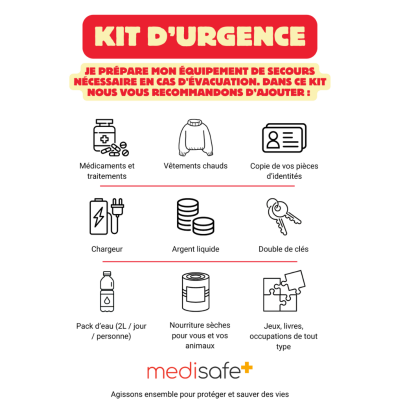 Kit d'urgence flyer