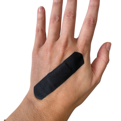 Boîte de 100 Pansements noirs 19 x 72 mm Detectaplast ®