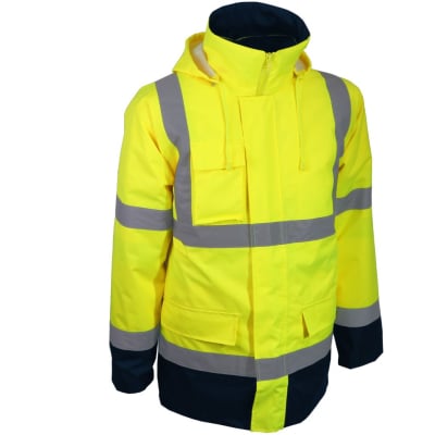 Parka 5 en 1 haute visibilité
