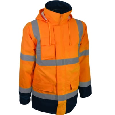Parka 5 en 1 haute visibilité
