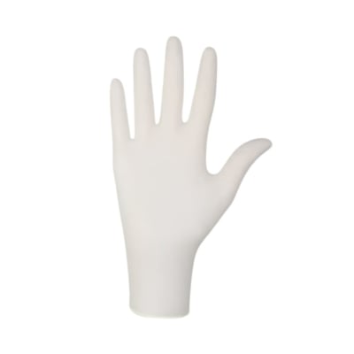 Gants latex poudrés crème boite de 100