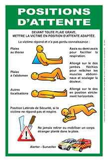 Affiche Position d'attente