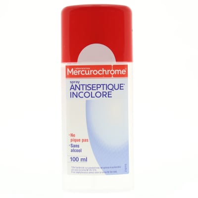 Spray chlorhexidine Mercurochrome 100ml
