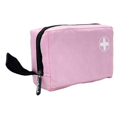 Trousse de secours pour 4 de couleur rose