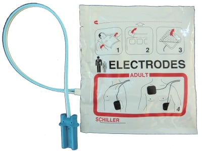Electrodes Fred Easy pré-connectées Adulte