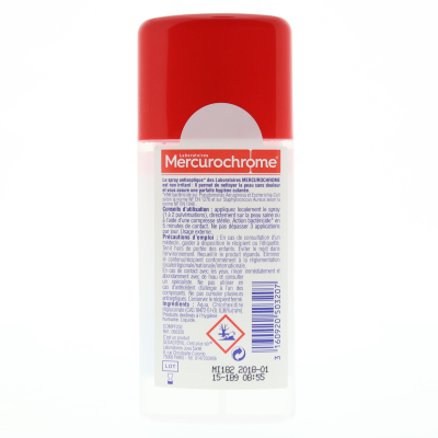 Spray chlorhexidine Mercurochrome 100ml