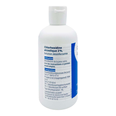 Bouteille de chlorhexidine 2% 250ml