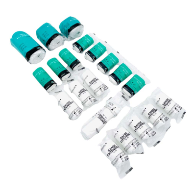 Sachet 21 bandes (extensible / gaze / crêpes)