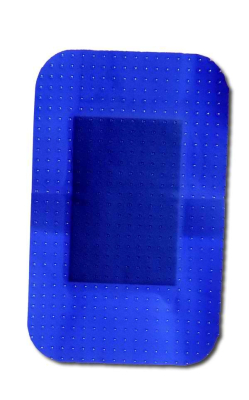 Pansement bleu détectable 6x4cm