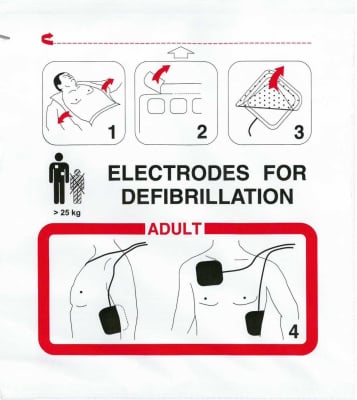 Electrodes FRED EASY Adulte