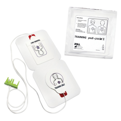 Électrodes de formation PEDI PADZ II pour AED TRAINER Zoll