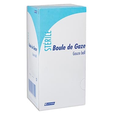 Boule de gaze stérile sachet de 2