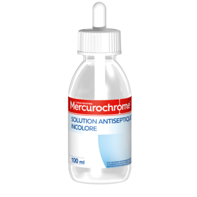 Solution antiseptique incolore avec bouchon doseur 100ml