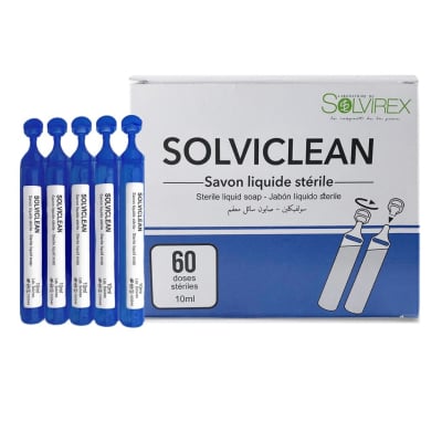 Boite de 60 Savon hypoallergénique stérile 10ml