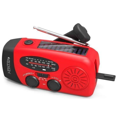 Radio lampe solaire d'urgence AM/FM