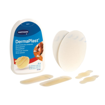 Pansements ampoules multi-tailles Dermaplast® Hartmann boîte de 6