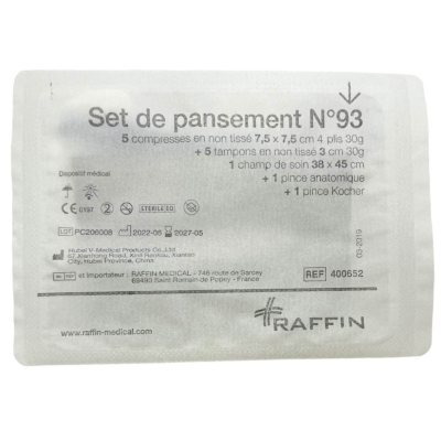 Set de pansement N°93 13 pièces Raffin