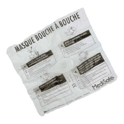 Masque bouche à bouche usage unique