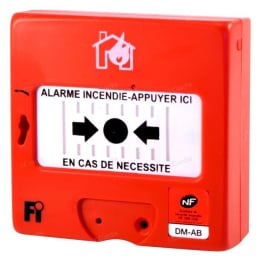 Déclencheur manuel d'alarme incendie type 1 filaire