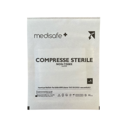Sachet de 1 compresse de non tissée stérile 5x5cm